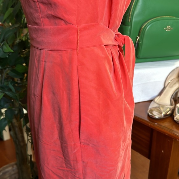 3 for $30 💖 Atmosphere Size 10 UK (Size Small) Coral Shift Dress with Pockets - Picture 7 of 10